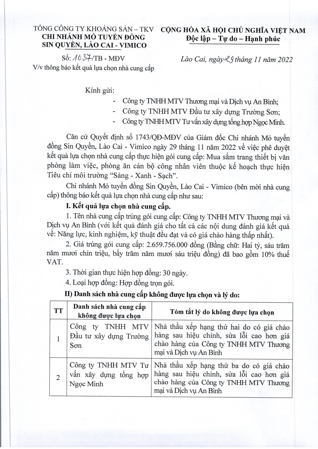 thong bao kq lcncc 1